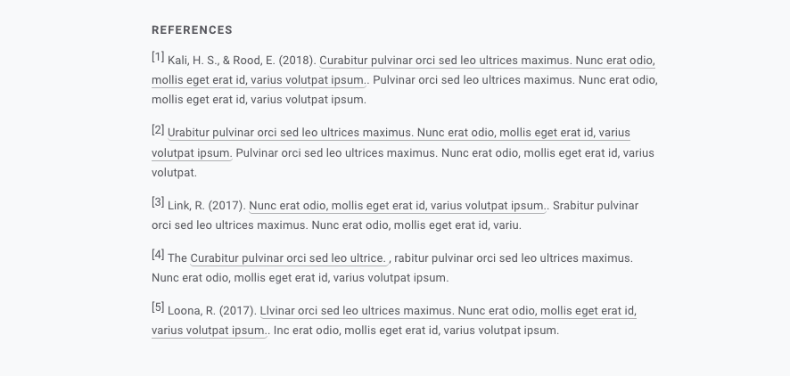 Image of data story template page